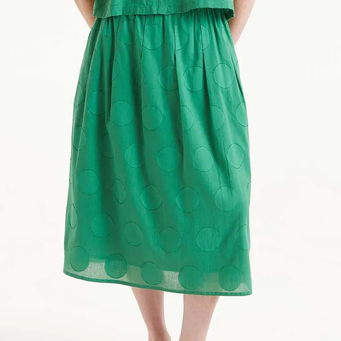 Green circle skirt. £55