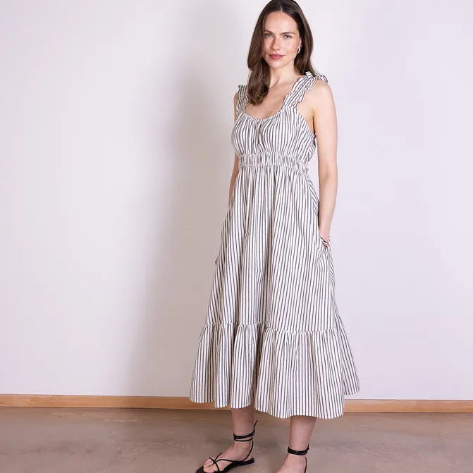 Nomads black & white sundress £75