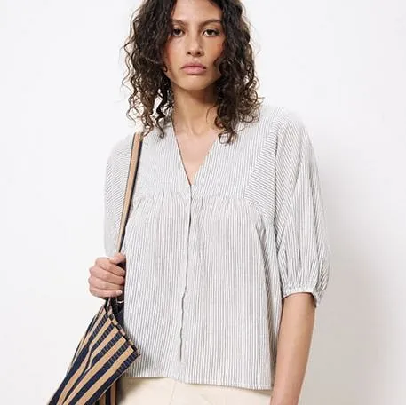 Blue and White Stripe Blouse £79.99