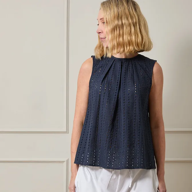Tilly Top. Navy. £55