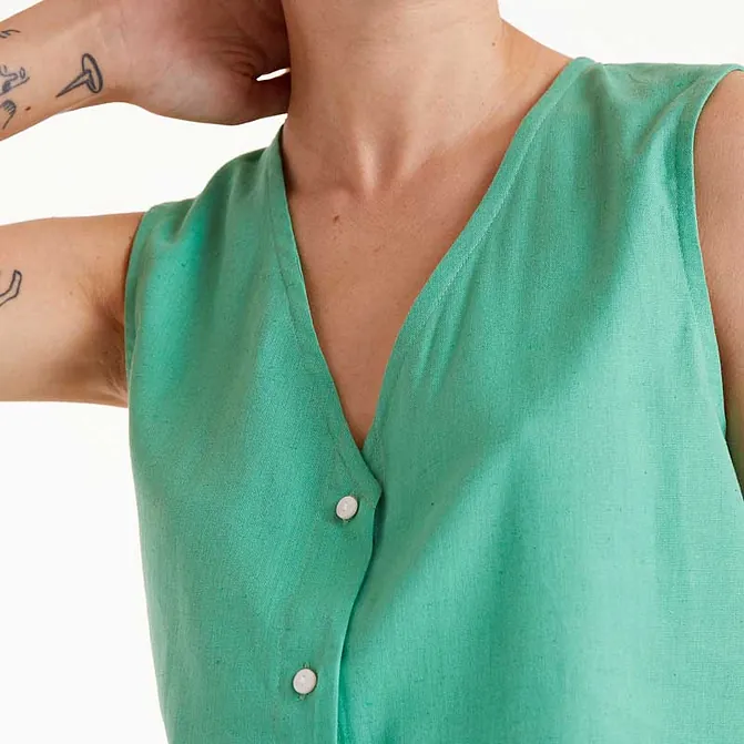 Green Waistcoat. £39.99