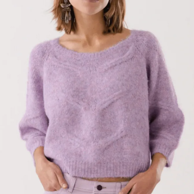 Tortugall Lilac Knit Jumper £105