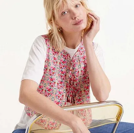 Flower Pattern Vest £45