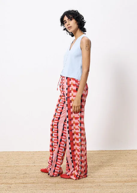 Pink/red Soft floaty pants £85